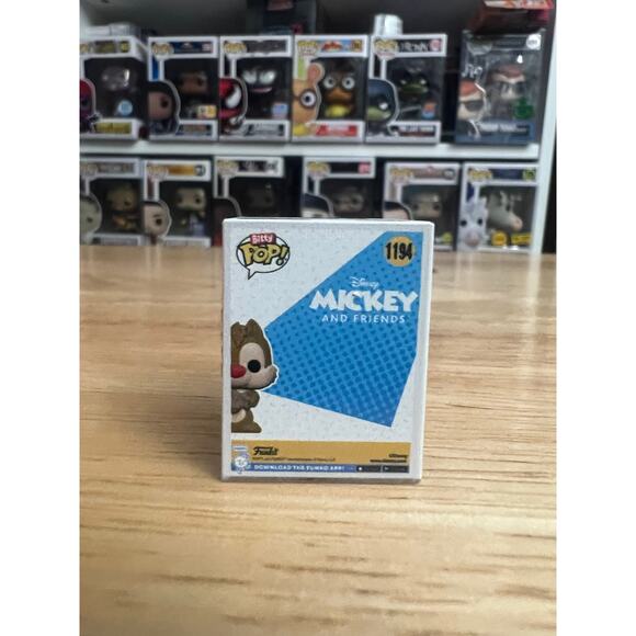 BITTY Chip & Dale Funko Pops #1193 #1194 Mickey & Friends Disney Chipmunk Rescue - Picture 5 of 11